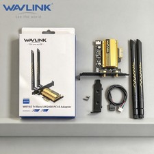 WAVLINK AX5400 PCIe WiFi 6E Card Desktop Network Adapter Bluetooth5.3 Tri-Band picture