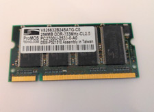 Laptop RAM Memory Module V826632B24SATG-C0 ProMOS 256MB PC2700 DDR-333MHz Used picture