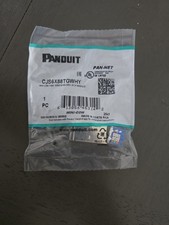 Panduit- 10 Gig Shielded Jack-CJS6X88TGWHY 10 pack picture