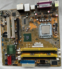 Asus Motherboard P5LD2-VM/S INTEL CPU SLA3H Used Please Read picture