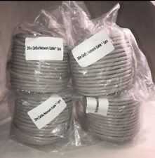 4 Lorex OEM Cat5e Ethernet Network Cables GRAY 100ft (30m) Factory NEW SEALED picture