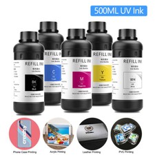 6x500ml LED UV Ink For Epson 1390 1400 1410 R280 /290/330 L800/805/1800 XP600 picture
