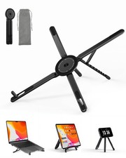 Viozon Portable Laptop Stand for Desk, Foldable Adjustable Computer Riser with M picture