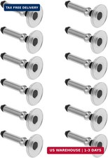 12 Pcs Silver Universal Stylus Replacement Tips, Disc Tips Round Shape Replaceab picture