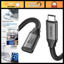 80Gbps USB4 USB C Extension Cable 240W for Thunderbolt 5/4 - 5FT Length picture