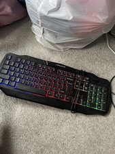 RGB Wired Gaming 100% Keyboard USB for Windows Mac PC Rainbow Lifeworks Samurai picture