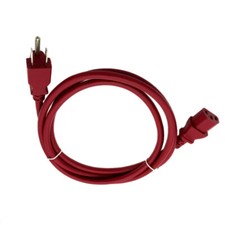 6 Ft Red Power Cable for DELL OPTIPLEX 90°10 FX160 GX50 SX280 SX860 GX270 COMPUT picture