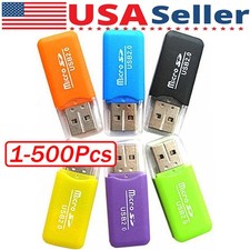 USB 2.0 Micro SD SDHC TF Card Reader Memory Adapter for PC Laptop Camera Lot picture