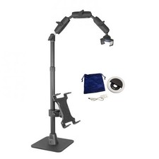 ARKON RCBTABLED Phone Holder Adjustable Overhead Arm Cell Phone w/ Ring Light picture