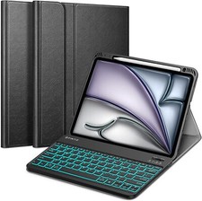 Backlight Keyboard Case for iPad Air 13-inch (M2) 2025 2024 Soft TPU Cover Stand picture