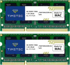 8GB Kit(2X4Gb) Compatible for Apple DDR3 1067Mhz / 1066Mhz PC3-8500 CL7 for Mac picture