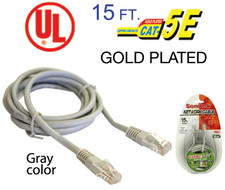 15 Ft. (4.6m) Cat5E Network Ethernet Cable - High Performance picture