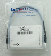 L-Com Shielded Cat5E Low Smoke Zero Halogen Cable .5ft TRD855SZ-1 SP72355 picture