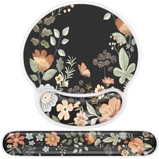 iCasso Silicone Wrist Rest for Keyboard and Mouse,Cool average size, Black picture