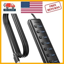 Versatile 7-Port USB 3.0 Splitter with Fast Data Transfer & Wide Compatibility picture