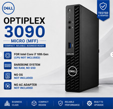 Dell OptiPlex 3090 Micro MFF For i7 10 Gen No CPU/RAM/SSD /AC Adapter Tested picture