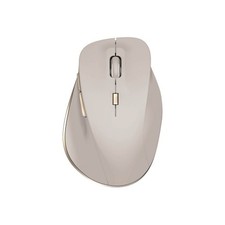 North Wireless Ergonomic 6 Button Mouse - Beige: Radio Frequency, Rechargeable picture