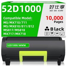 62D1000 Toner Cartridge Compatible for Lexmark MX710 MX711 MX810 MX811 MX812 picture