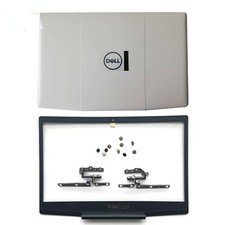For Dell G3 15 3590 LCD Back Cover+Front Bezel+Hinges+Screws Blue Logo 3HKFN picture