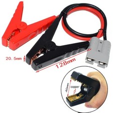 50A Anderson Type Plug to 128mm Alligator Clip Clamps Battery Connector 8AWG picture
