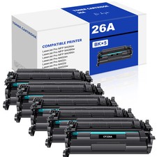 5x CF226A Ink Toner Compatible With HP 26A LaserJet Pro M402dn M426fdw MFP Black picture