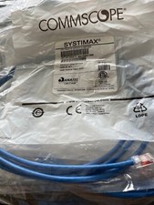 COMMSCOPE LOT OF (5) SYSTIMAX GS8E-BL-5FT  MODULAR PATCH CORD picture