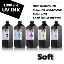1000ML Soft Led UV ink For Epson 4800 7800 7880 R1900 R2400 1390 UV printer picture
