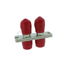 10pcs FC-ST Hybrid Adapter Duplex Fiber Optic Connector female to female Coupler picture