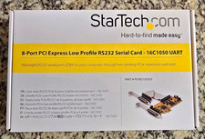 StarTech.com PEX8S1050LP 8-Port PCIe Low Profile RS-232 Serial Card 16C1050 picture