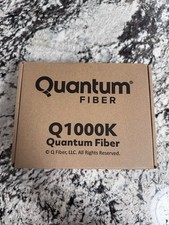 NEW QUANTUM FIBER INTERNET Q1000K SMARTNID MODEM W/ WALL FIBER SPOOL BRACKET NIB picture