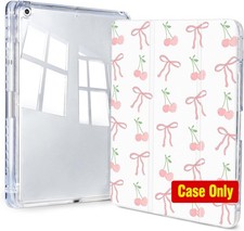 Slim Trifold Clear Back Case for 10.2 Inch iPad 9th/8th/7th Gen with Pencil Hold picture