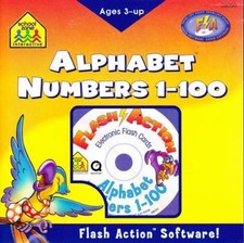School Zone Alphabet Numbers 1-100 PC MAC CD learn letters sounds game Age 3+ picture