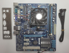 Gigabyte GA-M68MT-S2 Motherboard AMD Phenom II X6 1045T 4GB RAM, IO Shield #1817 picture
