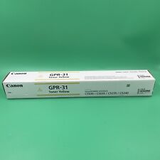 Genuine Canon GPR-31 Toner Cartridge 2802B003AA , Yellow, New and Sealed picture