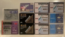 Maxell HS-4/CL Sony 125P TLZ04-HA Travan-1 Data Cleaning Cartridge Lot picture