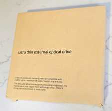 Ultra Thin External USB 3.0/2.0 CD/DVD Drive USB-Powered CB31005 White picture
