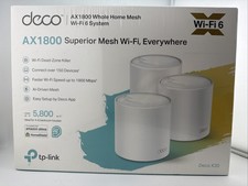 TP-Link Deco X20 AX1800 WiFi 6 Mesh Router System 3-Pack Brand New Sealed picture