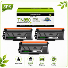 3PK TN850 TN-850 Toner Compatible with Brother HL-L5200DW HL-L6200DW MFC-L5800DW picture