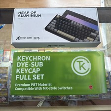 ATTACK SHARK X75 Wireless Mechanical Gaming Keyboard CNC Aluminum Alloy W/ Keys picture