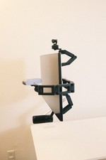 Monitor-Mounted Arm for Webcam, Light, Mic | VESA + 3M | Folds Flat | Calibra Li picture
