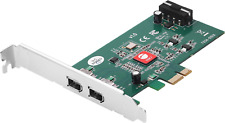 SIIG Dual Profile 2-Port Firewire 400 Pcie Card, Pcie 1.1 X1 to Dual 6-Pin 1394A picture