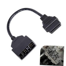 22 Pin OBD1 to 16 Pin OBD2 Cable, Conversion Adapter Work with OBD2 Scanner picture