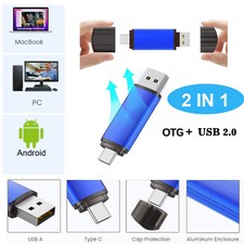 32G 64G 128GB USB 2.0 USB C Dual Drive Flash Drive Pen Drive For Samsung Galaxy picture