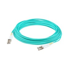 Addon ADD-LC-LC-10M5OM4 10M LOMM OM4 FIBER OPTIC MALE LC/LC 50/125 DUPLEX AQUA C picture