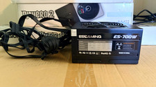 ESGAMING ES-700W 700W ATX Power Supply 24-Pin 1 Fan Black 115/230V picture