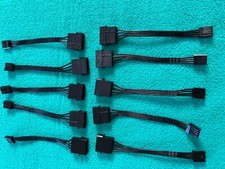 LOT 10 Pcs  4 Pin Molex To 3.5 Floppy Drive FDD Internal Power Cable Adaptor  picture