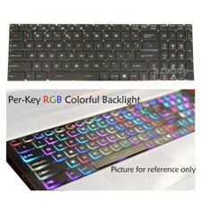 Laptop Keyboard For MSI Alpha 15 - A3DCK A3DDK A4DEK, NSK-FCBBN RGB Backlit picture