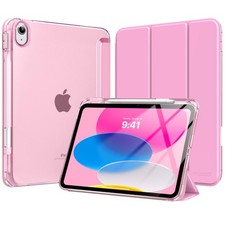 Moko for iPad A16 11th Generation Case 11 Inch 2025 with Pencil Holder,Pink picture