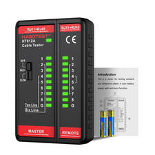 Network Cable Tester, HABOTEST HT812A with RJ45 RJ11 Port, Ethernet Cable Tester picture