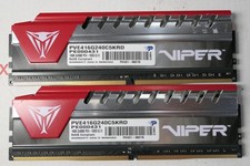 Patriot Viper 16GB (2x8GB) PC4 RAM DDR4 PC4-19200 2400MHz PVE416G240C5KRD picture